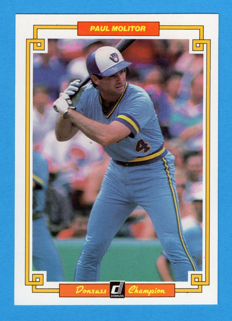 1984 Donruss Champions #54 Paul Molitor (Oversized)