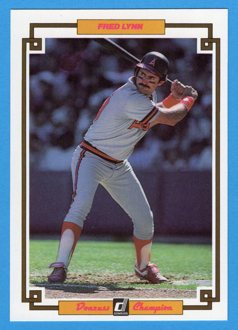 1984 Donruss Champions #59 Fred Lynn (Oversized)