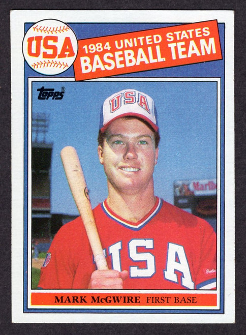 1985 Topps #401 Mark McGwire Rookie/RC