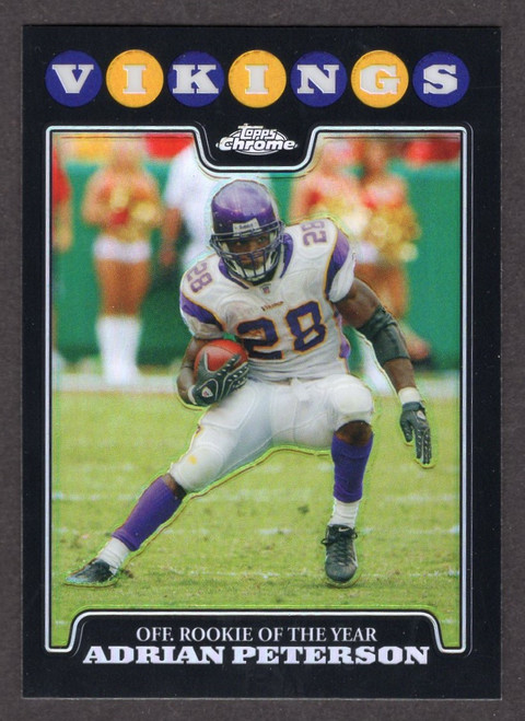 2008 Topps Chrome #TC164 Adrian Peterson Refractor