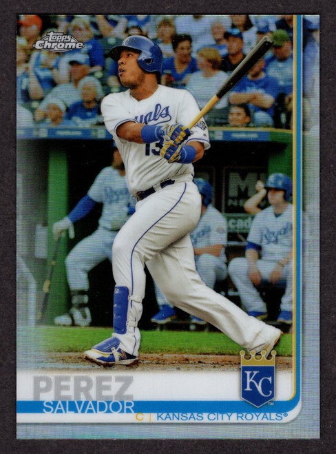 2019 Topps Chrome #198 Salvador Perez Refractor