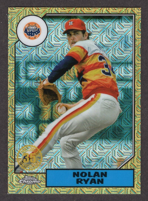 2022 Topps #T87C-53 Nolan Ryan Silver Pack Chrome Refractor 