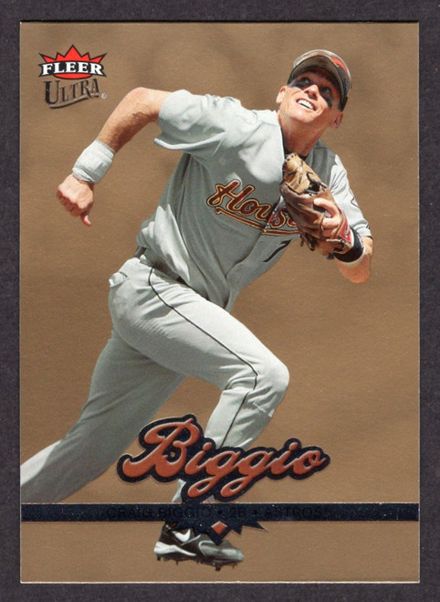 2006 Fleer Ultra #12 Craig Biggio Gold Medallion 