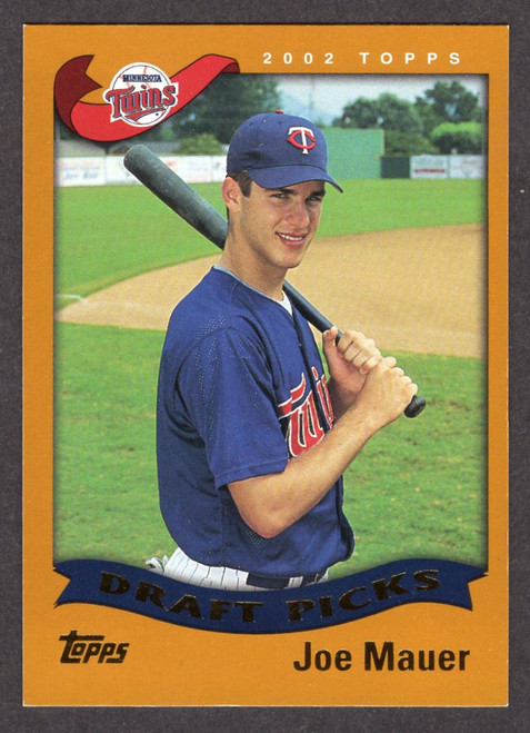 2002 Topps #622 Joe Mauer Draft Picks Rookie/RC