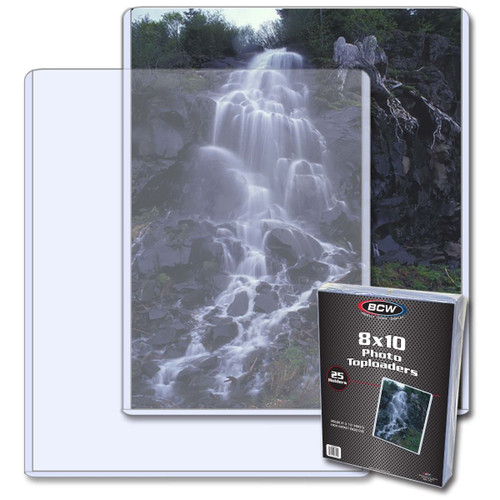 BCW 8x10 Topload Holder 25ct Pack