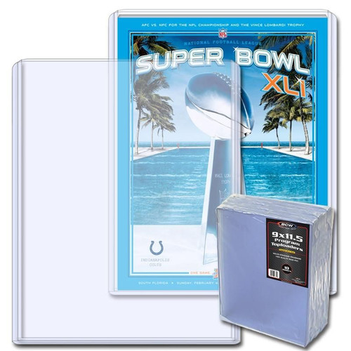 BCW Program Topload Holder (10mm) 10ct Pack BCW Program Topload Holder (10mm) 10ct Pack