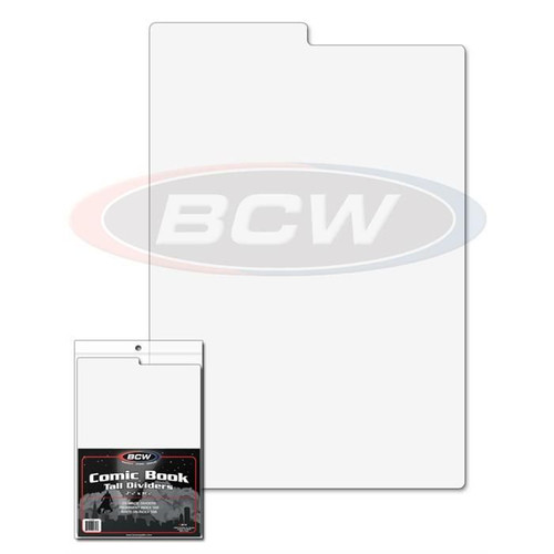BCW Comic Book Tall Dividers 25ct Pack