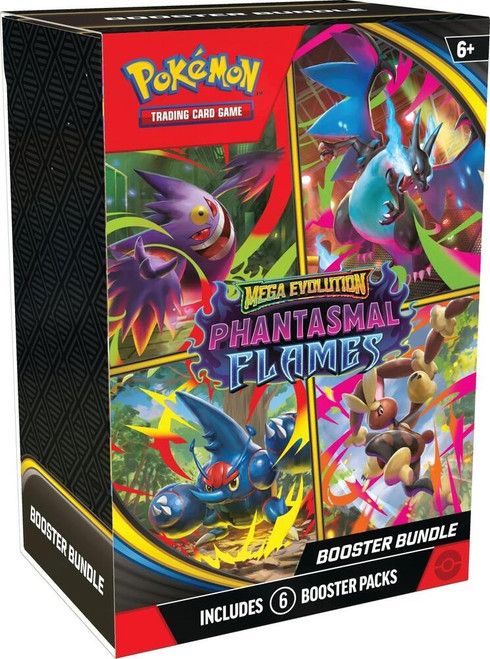 Pokemon Mega Evolutions: Phantasmal Flames Booster Bundle