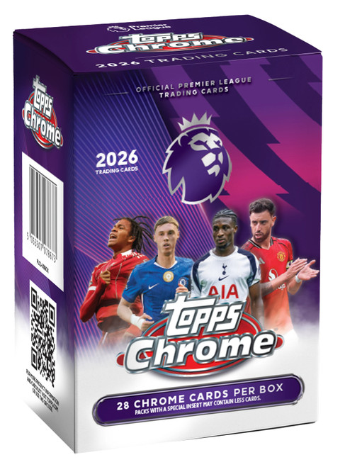 2026 Topps Chrome Premier League Soccer Blaster Box