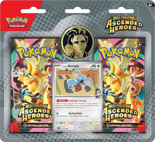 Pokemon Mega Evolution Ascended Heroes 2-Pack Blister