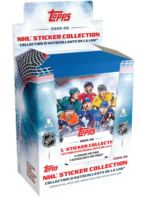 2025/26 Topps NHL Sticker Collection Box