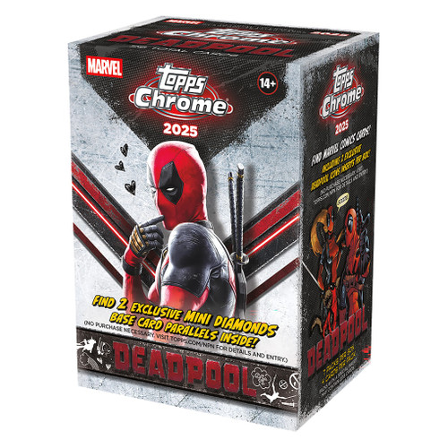 2025 Topps Marvel Chrome Deadpool Blaster Box