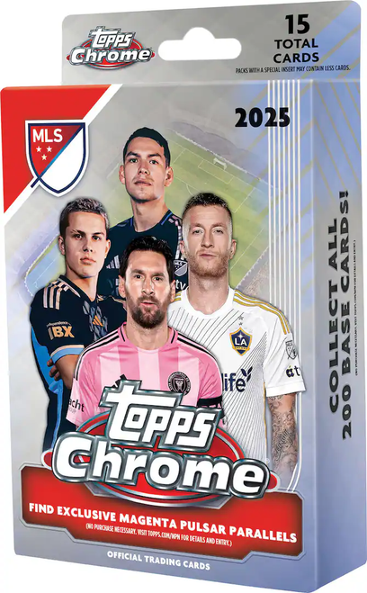 2025 Topps Chrome Major League Soccer Hanger Box