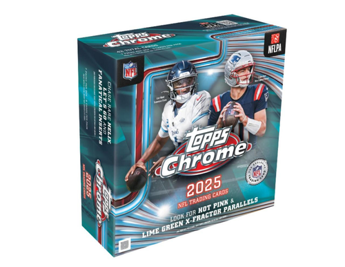 2025 Topps Chrome Football Mega Box