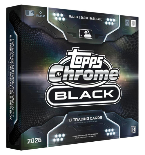 2026 Topps Chrome Black Baseball Hobby Box