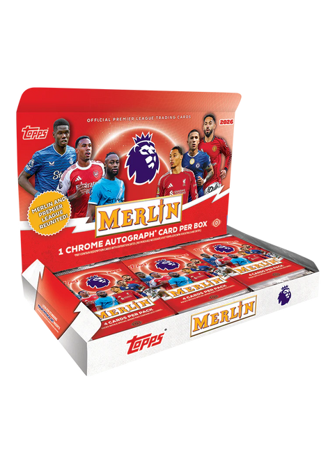 2026 Topps Merlin Premier League Soccer Hobby Box