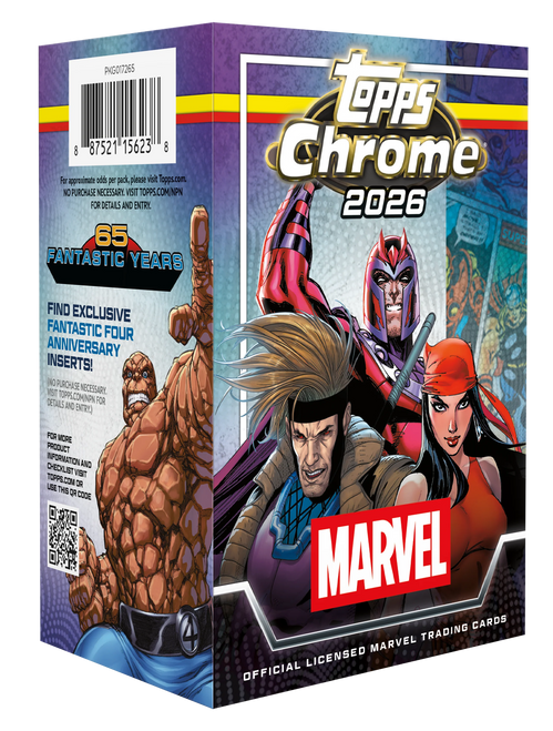 2026 Topps Chrome Marvel Comics Blaster Box
