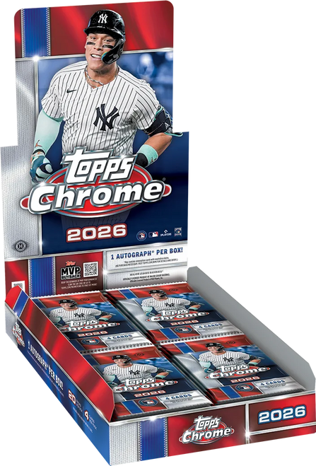 2026 Topps Chrome Baseball Hobby Box