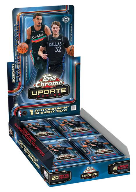 2025/26 Topps Chrome Update Series Basketball Hobby Box