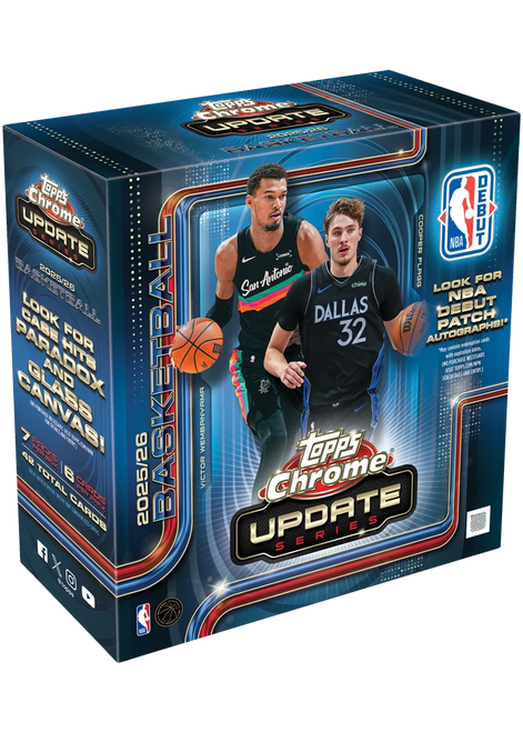 2025/26 Topps Chrome Update Series Basketball Mega Box