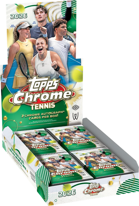 2026 Topps Chrome Tennis Hobby Box