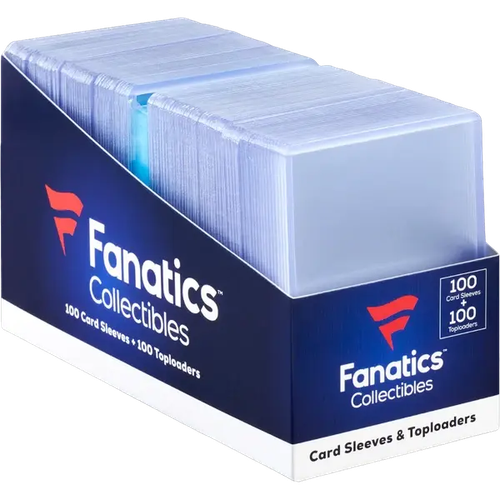 Fanatics Sleeves and Top Loaders Combo Pack (100 Count)
