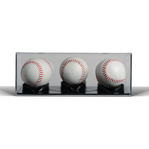 BallQube Triple Play 3 Baseball Display / Case of 10