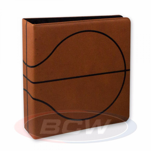 BCW 3" Premium Basketball Album - Brown / Case of 6