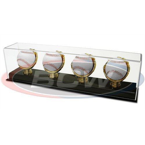 BCW Acrylic Gold Glove 4 Baseball Display