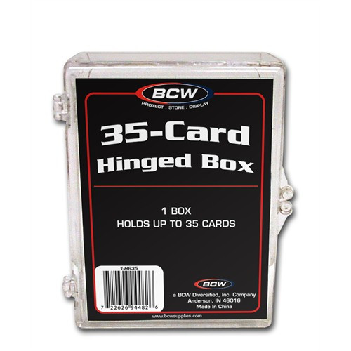 BCW 35-card Hinged Box