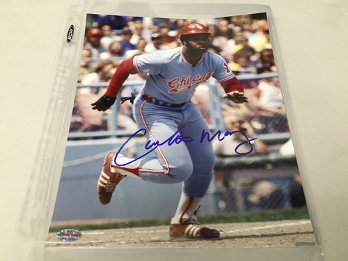 Carlos May Autographed 8x10 Photo with BCK COA #B007693
