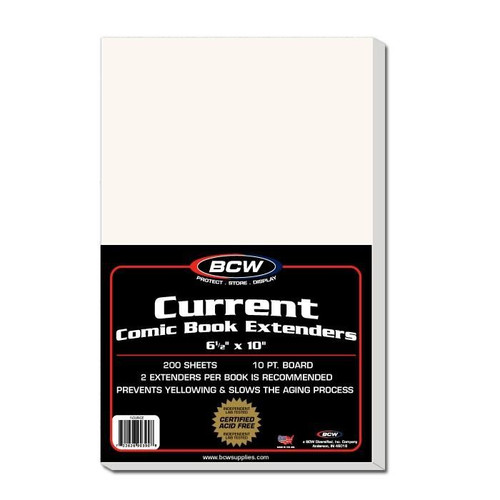BCW Current Comic Extender 200ct Pack / Case of 10