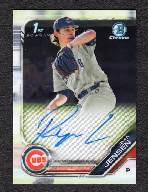 2019 Bowman Chrome #CDA-RJ Ryan Jensen 1st Bowman Base Autograph 