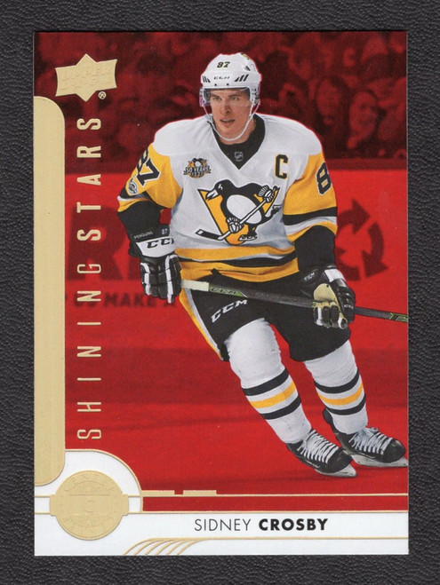 2017-18 Upper Deck Series 1 #SSC-9 Sidney Crosby Shining Stars Red Parallel