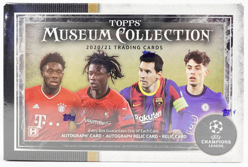 2020-21 Topps Champions League Museum Jersey Auto Card