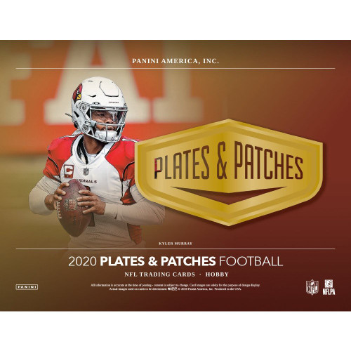 2020 Panini Plates & Patches Football Hobby Box 2020 Panini Plates & Patches Football Hobby Box