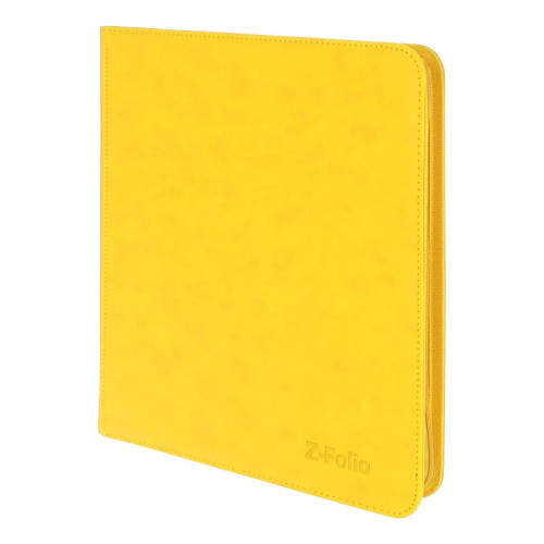 BCW Z-Folio 12-Pocket LX Album - Yellow