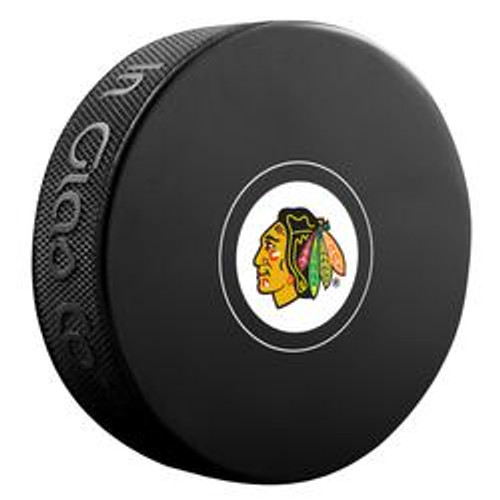 Chicago Blackhawks Logo Hockey Puck