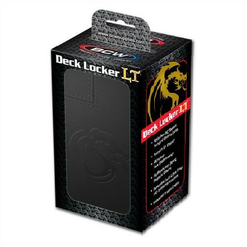 BCW Gaming Deck Locker - LT- Black