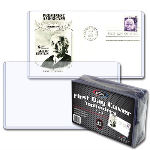 BCW First Day Cover Topload Holder 25ct