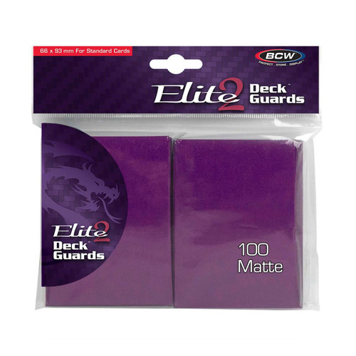 BCW Gaming Elite2 Deck Guard - Matte - Mulberry