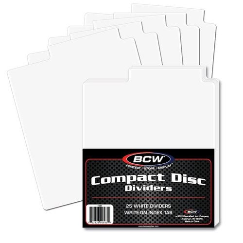 BCW Compact Disc Dividers