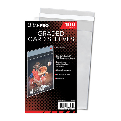 Ultra Pro Resealable Graded Card Sleeves 100ct