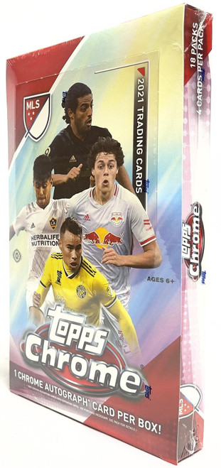 2021 Topps Chrome MLS Major League Soccer Hobby Box