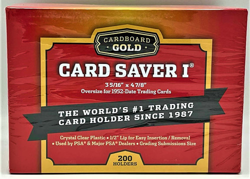 Cardboard Gold Card Saver 1 - 200ct Box