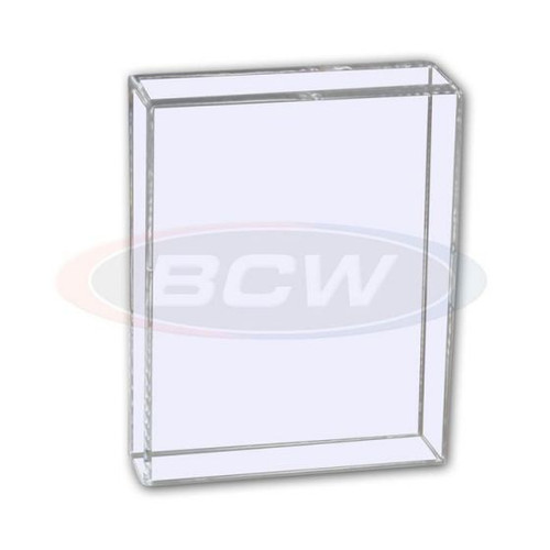 10 Box Lot Cases For Trading Cards BCW 25-Card Hinged Plastic Boxes Holders 