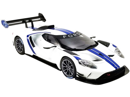 Ford GT- 2020 - MKII White with Blue Stripes - 