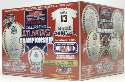 2021 TriStar Autographed Baseball Box (Celebrating Atlanta's Championship)
