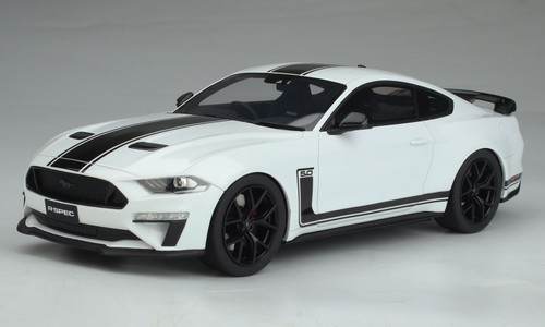 Ford Mustang R-Spec RHD (2020) - Oxford White - "USA Exclusive" -  1:18 Model Car by GT Spirit
