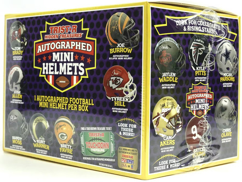 2022 TriStar Hidden Treasures Autographed Mini Helmets Football Hobby Box